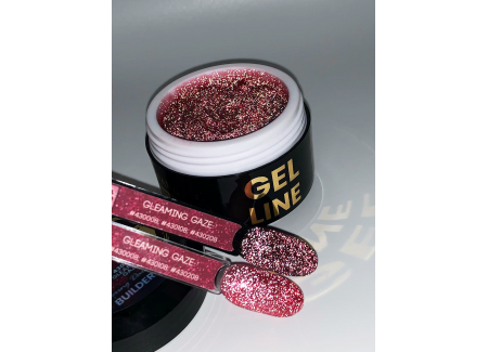 FLICKERING DARK LINE BUILDER GEL -  GLEAMING GAZE 15ml